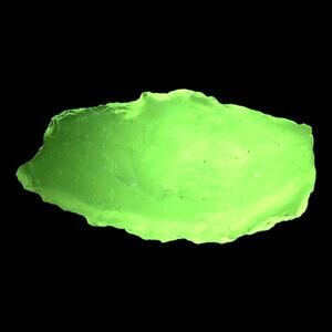 Amethyst Purple Translucent Art Glass Cullet Glowing Manganese Slag Glass #4GL81